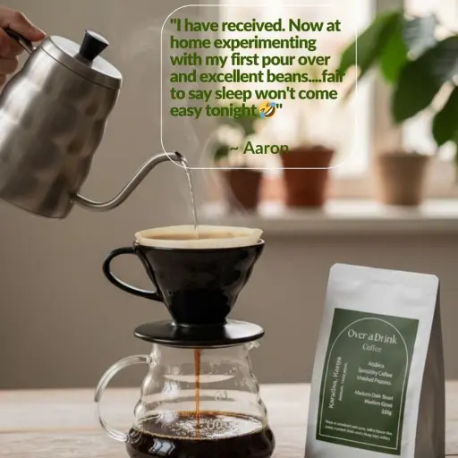 Over A Drink Coffee Customers' Experience