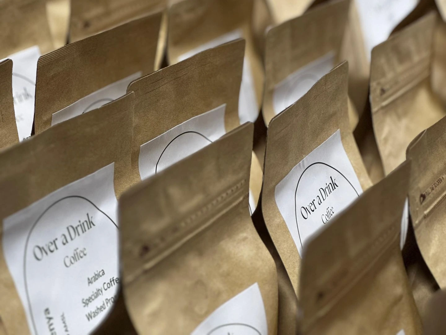 Over a Drink Arabica Coffee