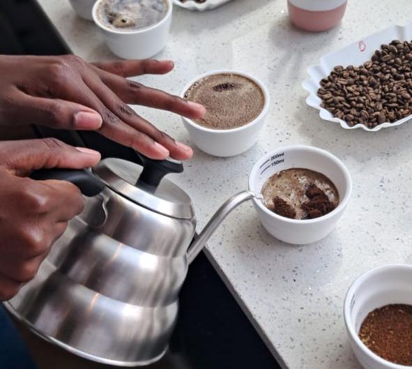 Over A Drink Coffee