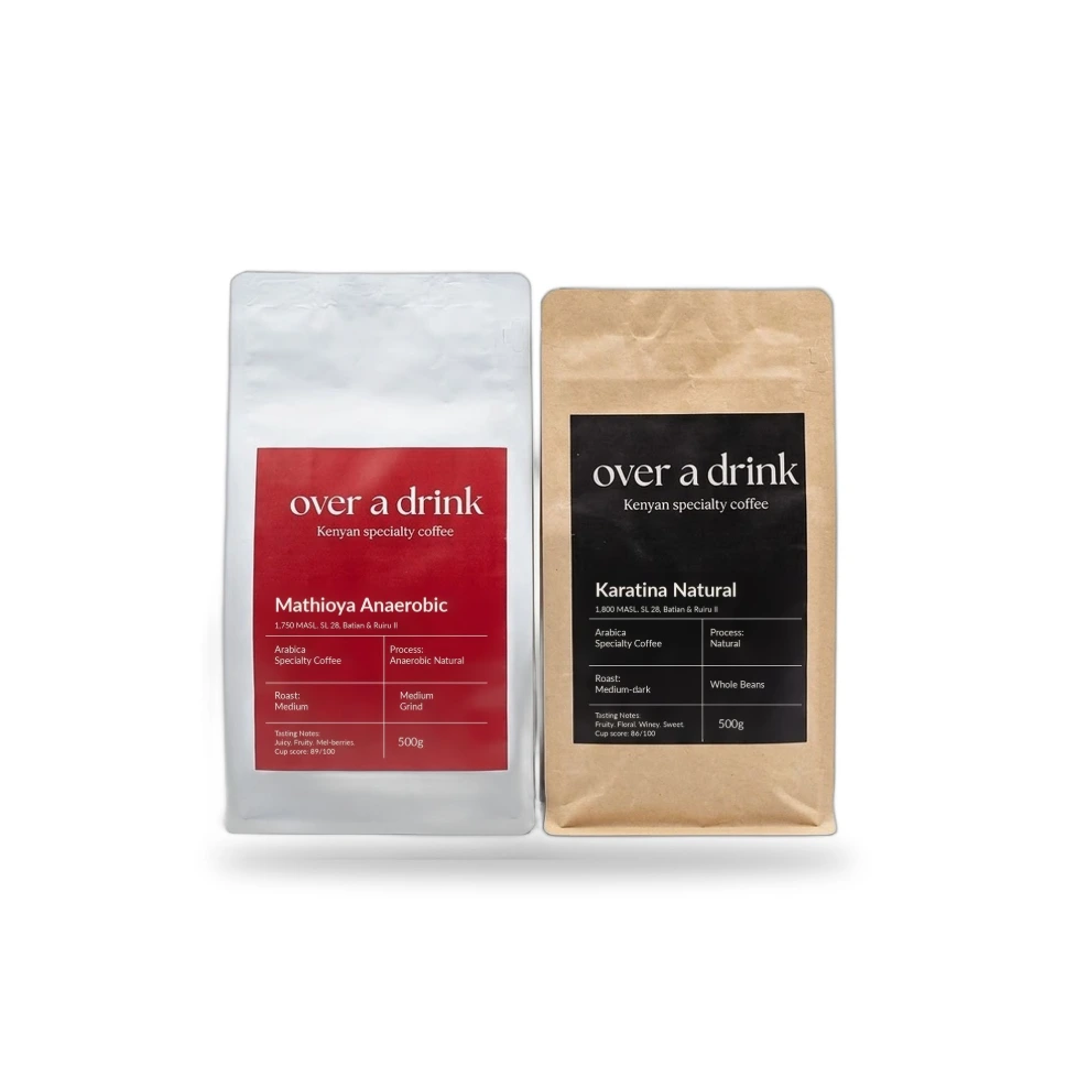 The Kenyan Duo: Mathioya Anaerobic & Karatina Natural (2 × 500g)